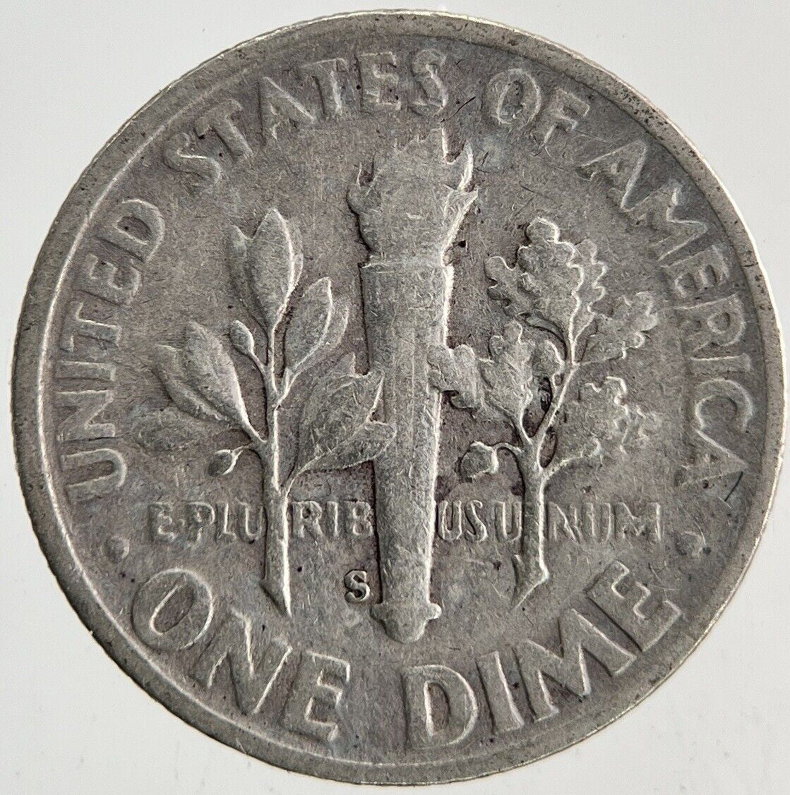 1947 - S US USA Roosevelt Dime Silver Coin | Fine Collectable Grade
