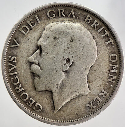1912 George V Half - Crown Silver Coin | Fine Collectable Grade | a6155