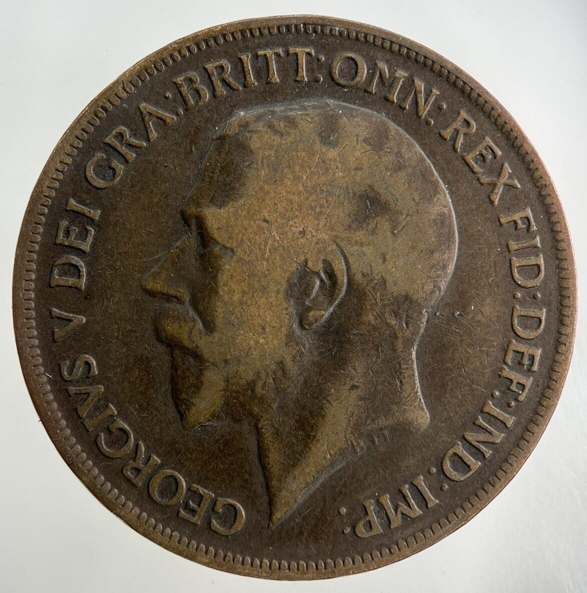 1919 - H George V One Penny Coin | Collectable Grade