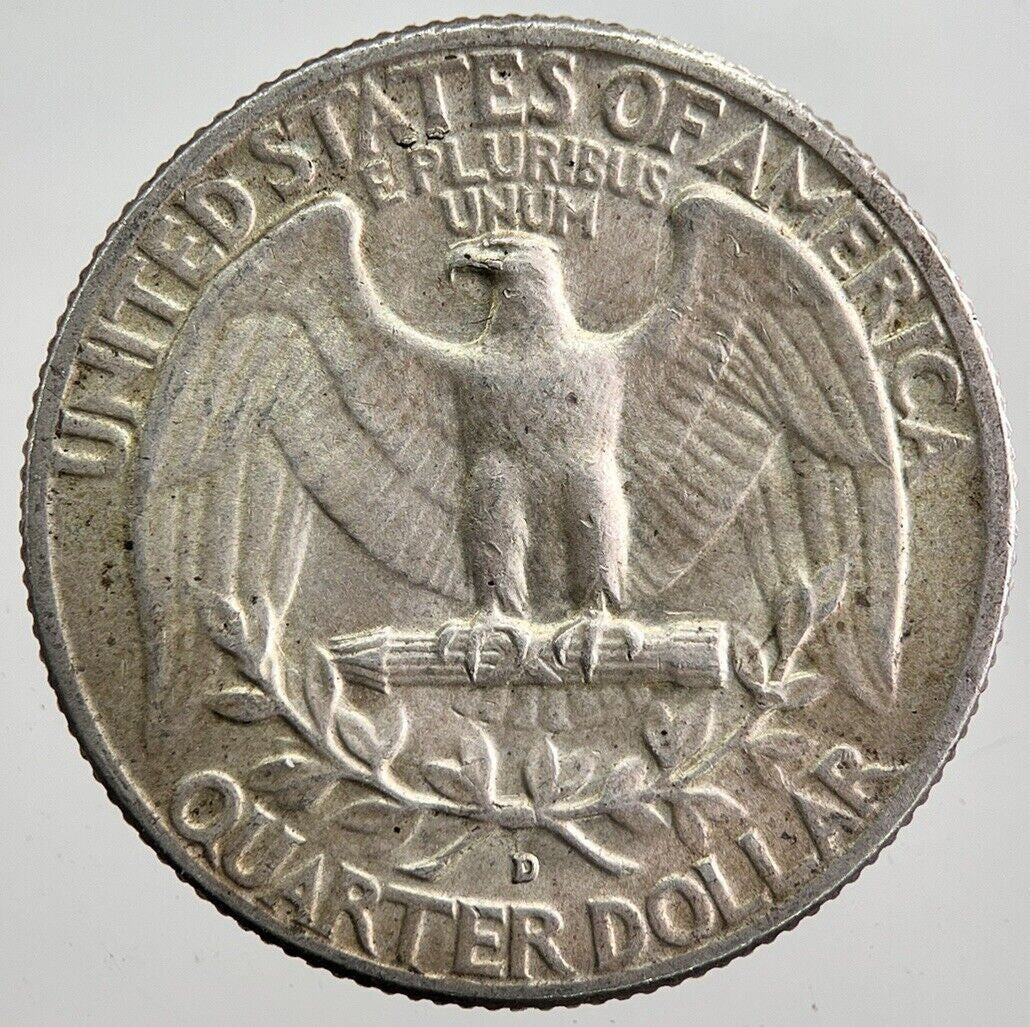 1959 - D US USA Quarter Dollar Silver Coin | Very High Grade | a7943