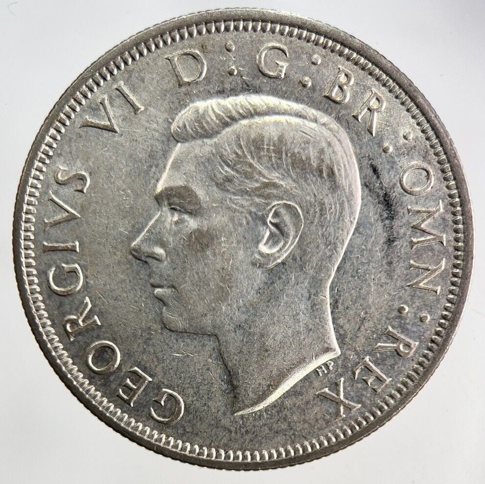 1942 George VI Silver Half - Crown Coin | Very High Grade