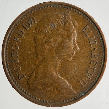 1971 Elizabeth II 2nd New Half - Penny Coin | Very High Grade