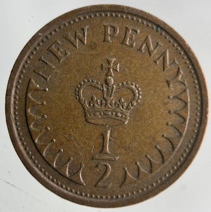 1975 Elizabeth II 2nd New Half - Penny Coin | Very High Grade
