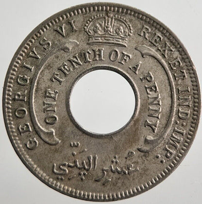 1940 West Africa 1/10 1 One Tenth Of A Penny Coin | Very High Grade | a7568