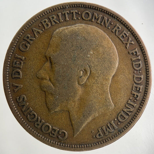 1914 George V One Penny Coin | Collectable Grade