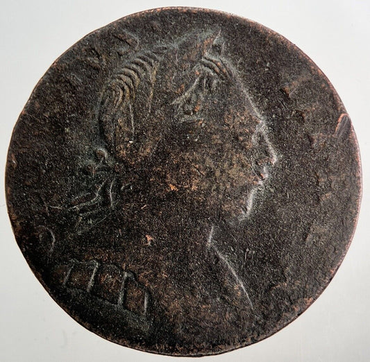 1775 George 3rd III Half - Penny British Coin | Fine Collectable Grade