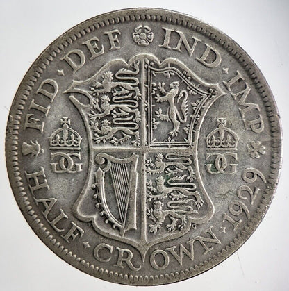 1929 George V Half - Crown Silver Coin | Fine Collectable Grade