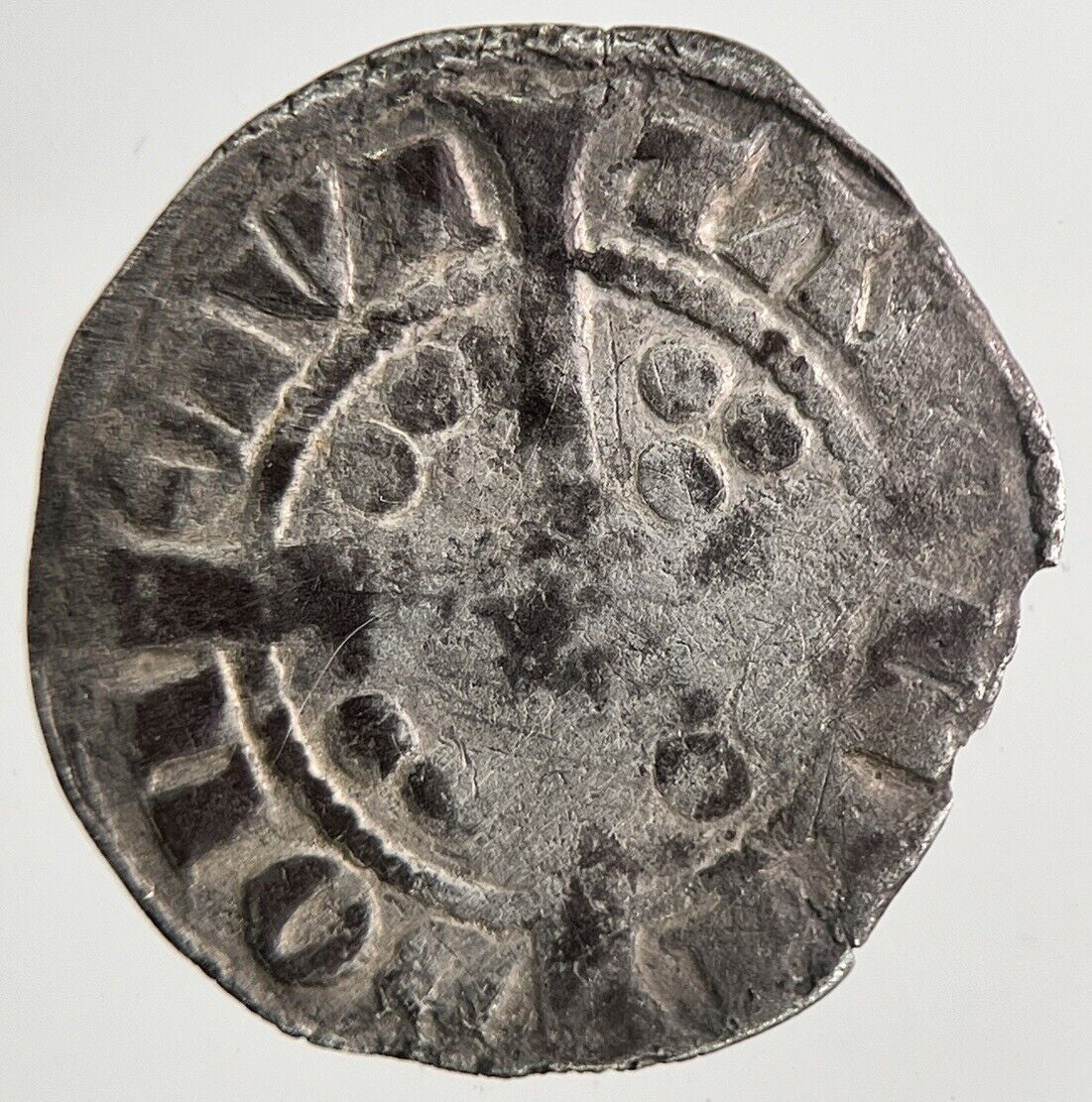 1279 - 1307 Edward I 1st Medieval Hammered Silver Penny Coin | a6594