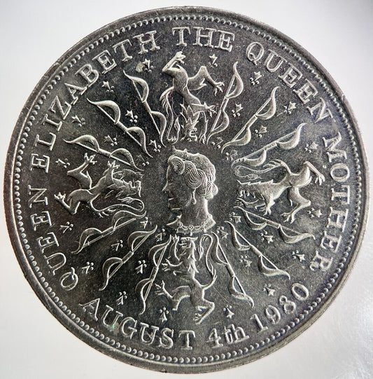 1980 Queen Mother 80th Birthday Crown Coin | Fine Collectable Grade | a744
