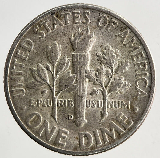 1947 - D US USA Roosevelt Dime Silver Coin | Very High Grade