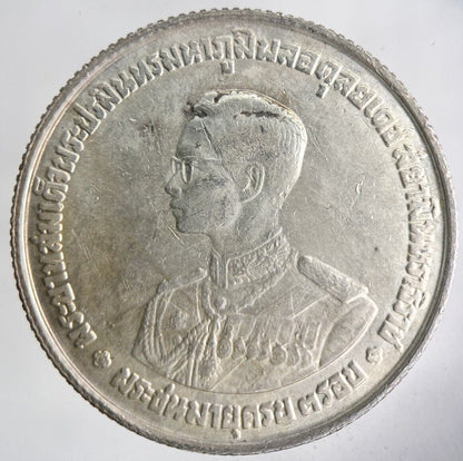1963 Thai Thailand Rama XI Silver 20 Baht Silver Coin | Fine Collectable Grade
