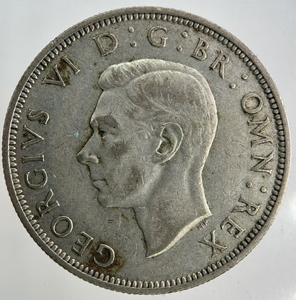 1941 George VI Half - Crown Silver Coin | Fine Collectable Grade