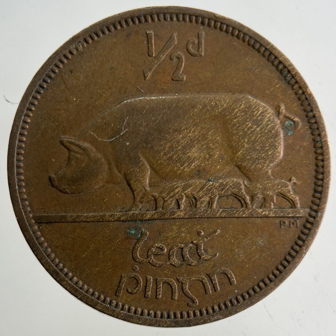1941 Irish Half - Penny Coin | Fine Collectable Grade