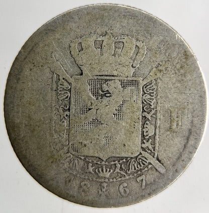 1867 Belgium 1 Franc Silver Coin | Collectable Grade