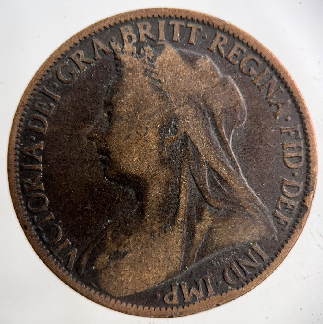1897 Victoria One Penny Coin | Collectable Grade