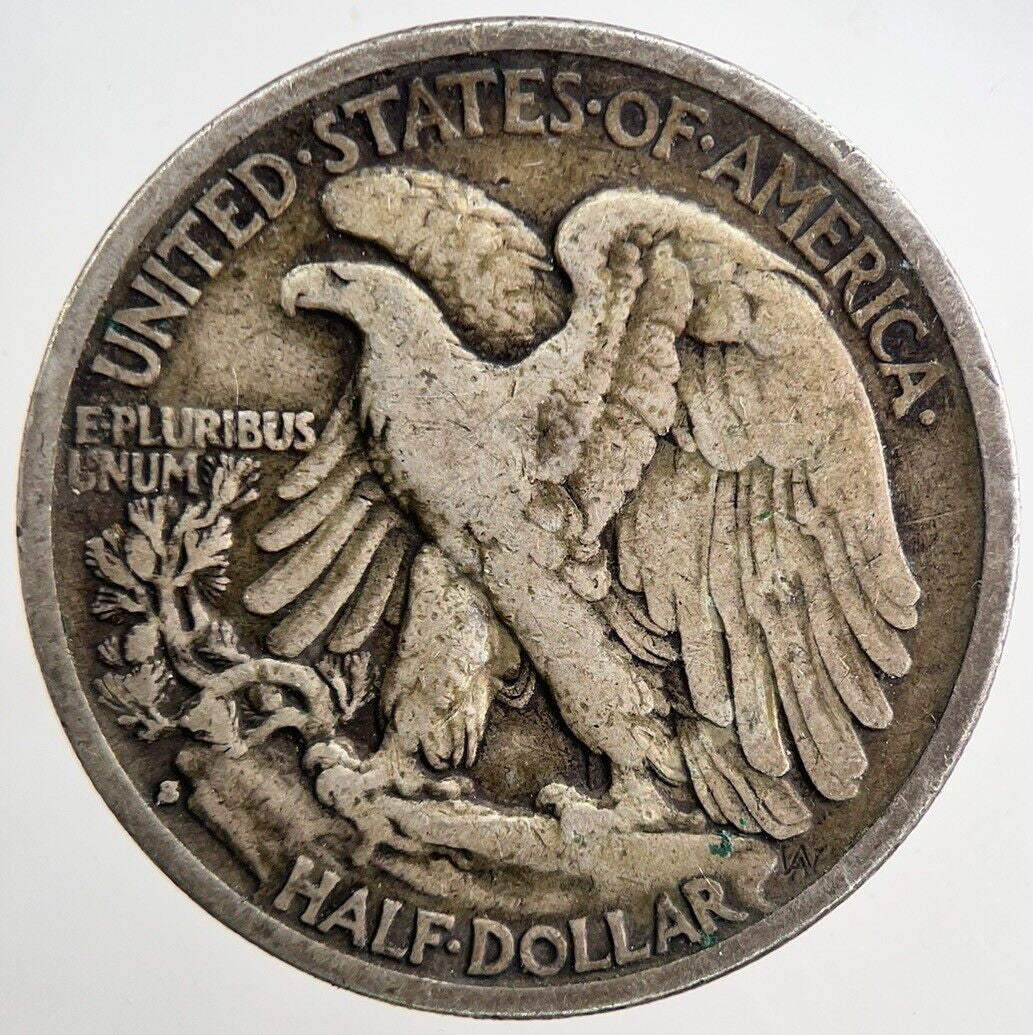1935 - S US Liberty Half Dollar Silver Coin | Fine Collectable Grade | a9275