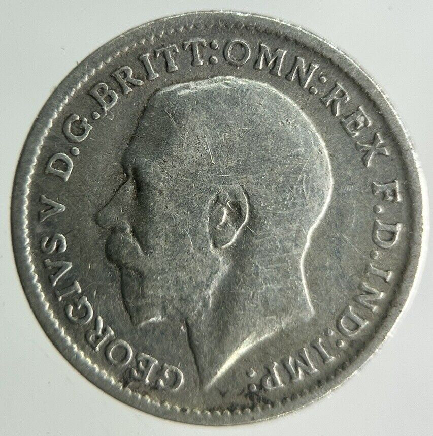 1912 George V Threepence Silver Coin | Fine Collectable Grade
