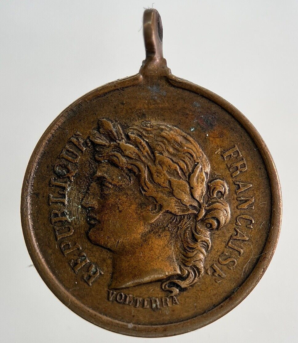 Old France Repulique Francais Medal Token Coin | Fine Collectable Grade