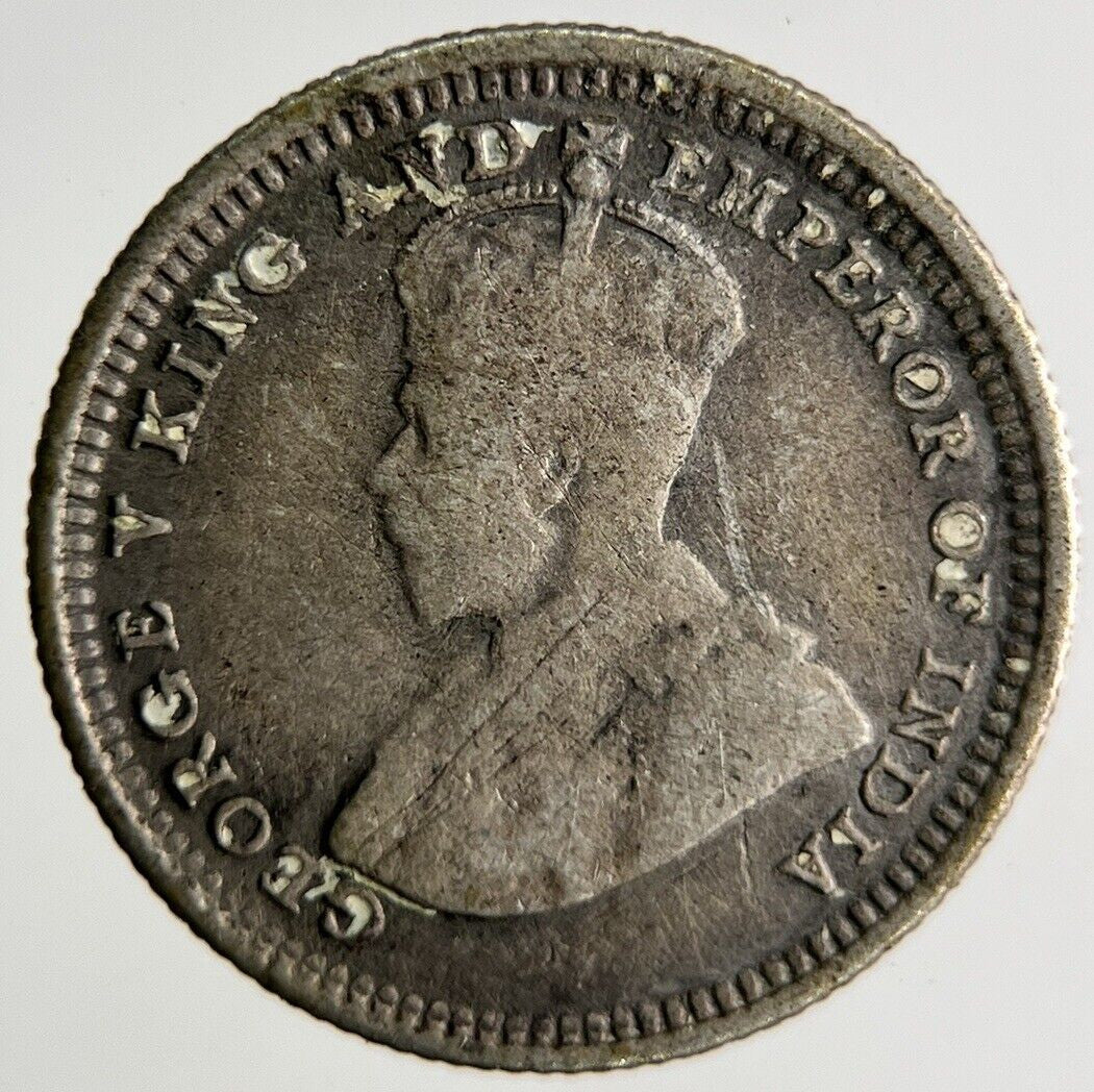 1926 Malaya Settlement Straits 5 Cents Silver Coin | Fine Collectable Grade