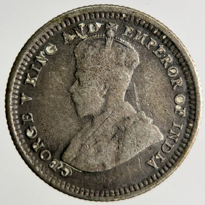 1926 Malaya Settlement Straits 5 Cents Silver Coin | Fine Collectable Grade