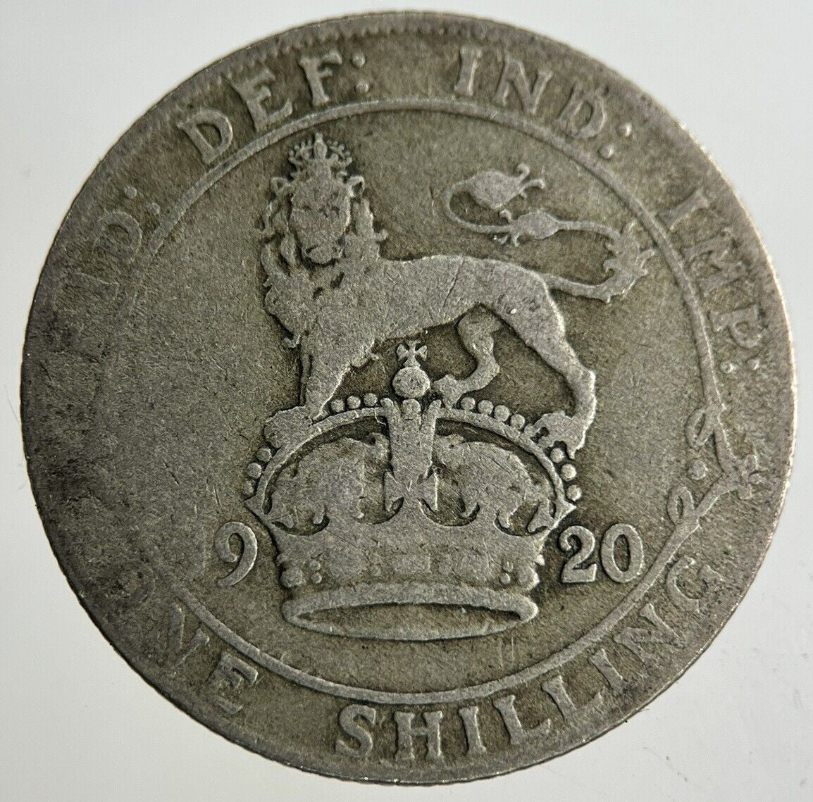 1920 George V Shilling Silver Coin | Collectable Grade