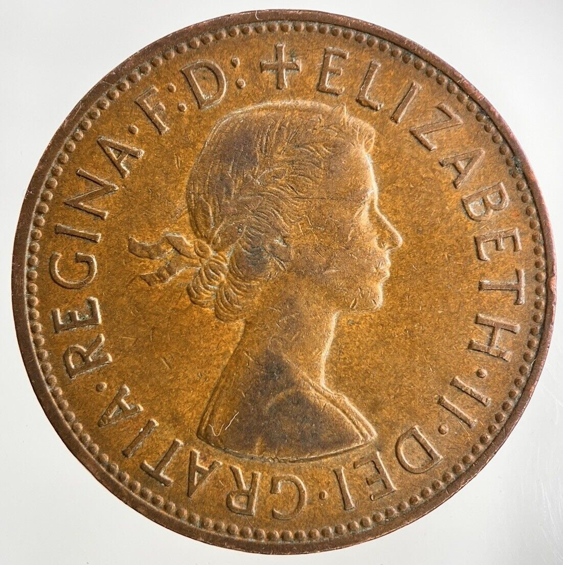 1964 Elizabeth II 2nd One Penny Coin | Fine Collectable Grade