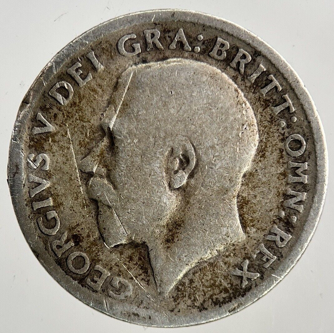 1914 George V Sixpence Silver Coin | Fair Grade
