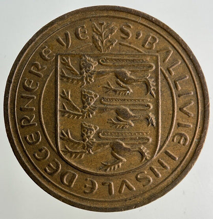 1971 Guernsey 2p Two - Pence Coin | Fine Collectable Grade