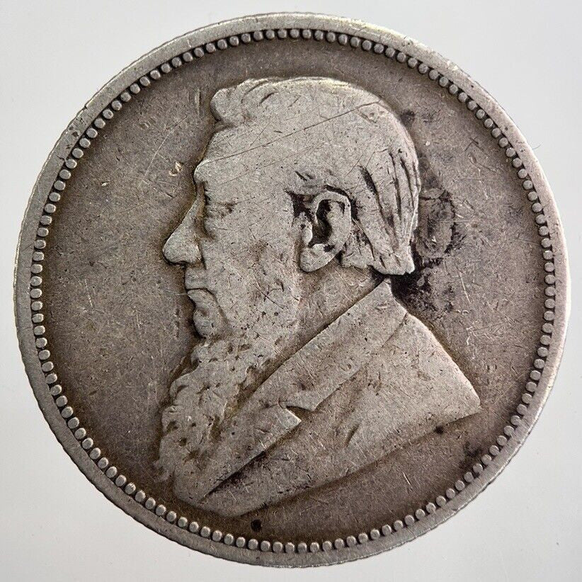 1893 South Africa Florin / 2 Shillings Silver Coin | Collectable Grade a7932