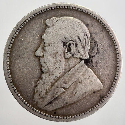 1893 South Africa Florin / 2 Shillings Silver Coin | Collectable Grade a7932