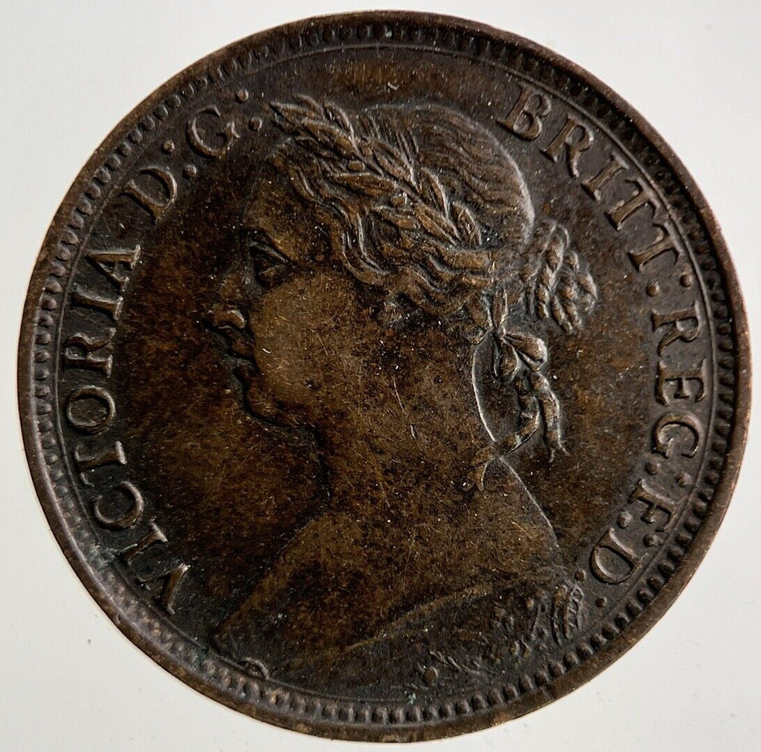 1886 Victoria Farthing Coin | Very High Grade