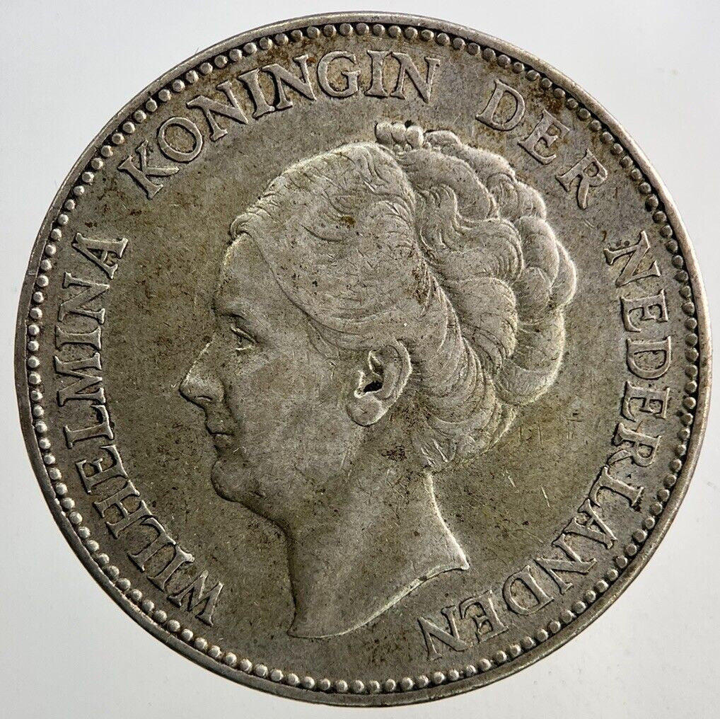 1931 Netherlands 1 Gulden Silver Coin | Fine Collectable Grade
