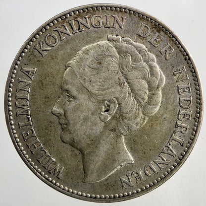 1931 Netherlands 1 Gulden Silver Coin | Fine Collectable Grade
