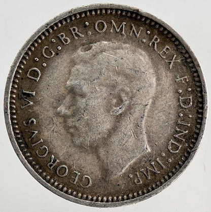 1941 Australia Threepence Silver Coin | Fine Collectable Grade
