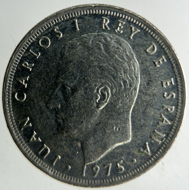 1975 Spain 5 Pesetas Coin | Fine Collectable Grade