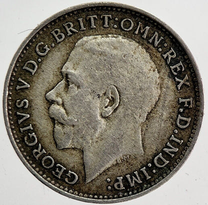 1920 George V Threepence Silver Coin | Fine Collectable Grade | a6180
