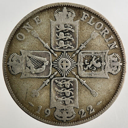 1922 George V Florin Silver Coin | Collectable Grade | a8130