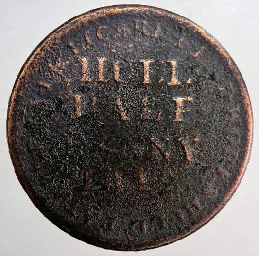 1812 Hull Half - Penny Token Coin | Collectable Grade | a6307
