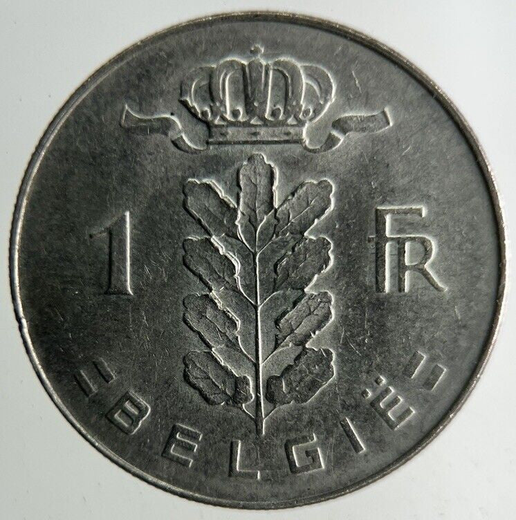 1972 Belgium 1 Franc Coin | Fine Collectable Grade