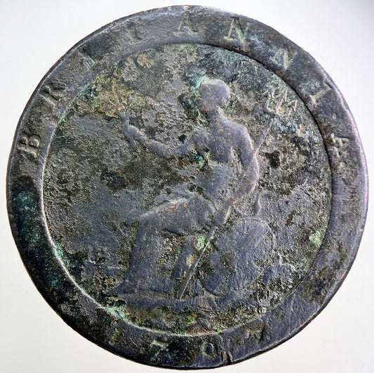1797 George III 3rd Cartwheel Penny Coin | Fine Collectable Grade | a597