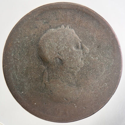 1806 George III 3rd One Penny Coin | Fair Grade