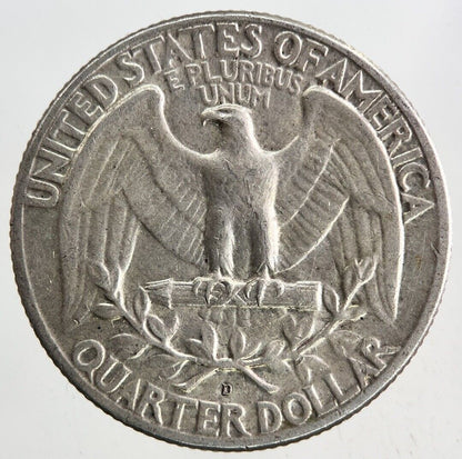 1964 - D US USA Quarter Dollar Silver Coin | Fine Collectable Grade