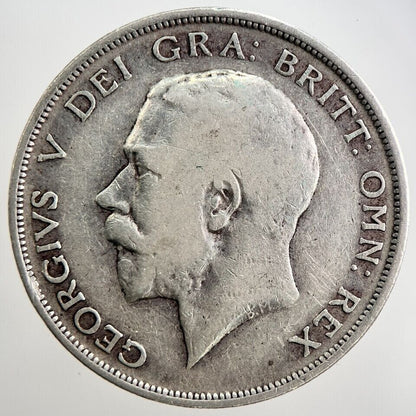 1913 George V Half - Crown Silver Coin | Fine Collectable Grade | a2634