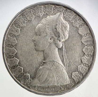 Italy 500 Lire Silver Coin | Fine Collectable Grade