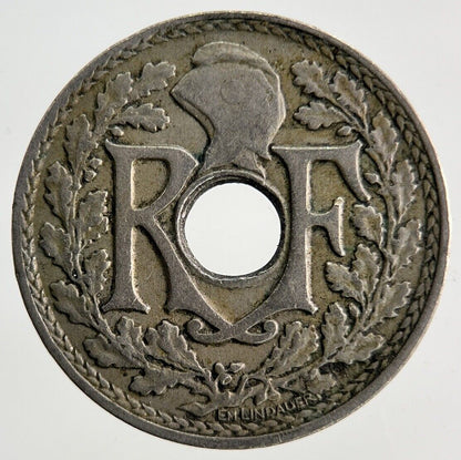 1922 France 5 Centimes Coin | Fine Collectable Grade