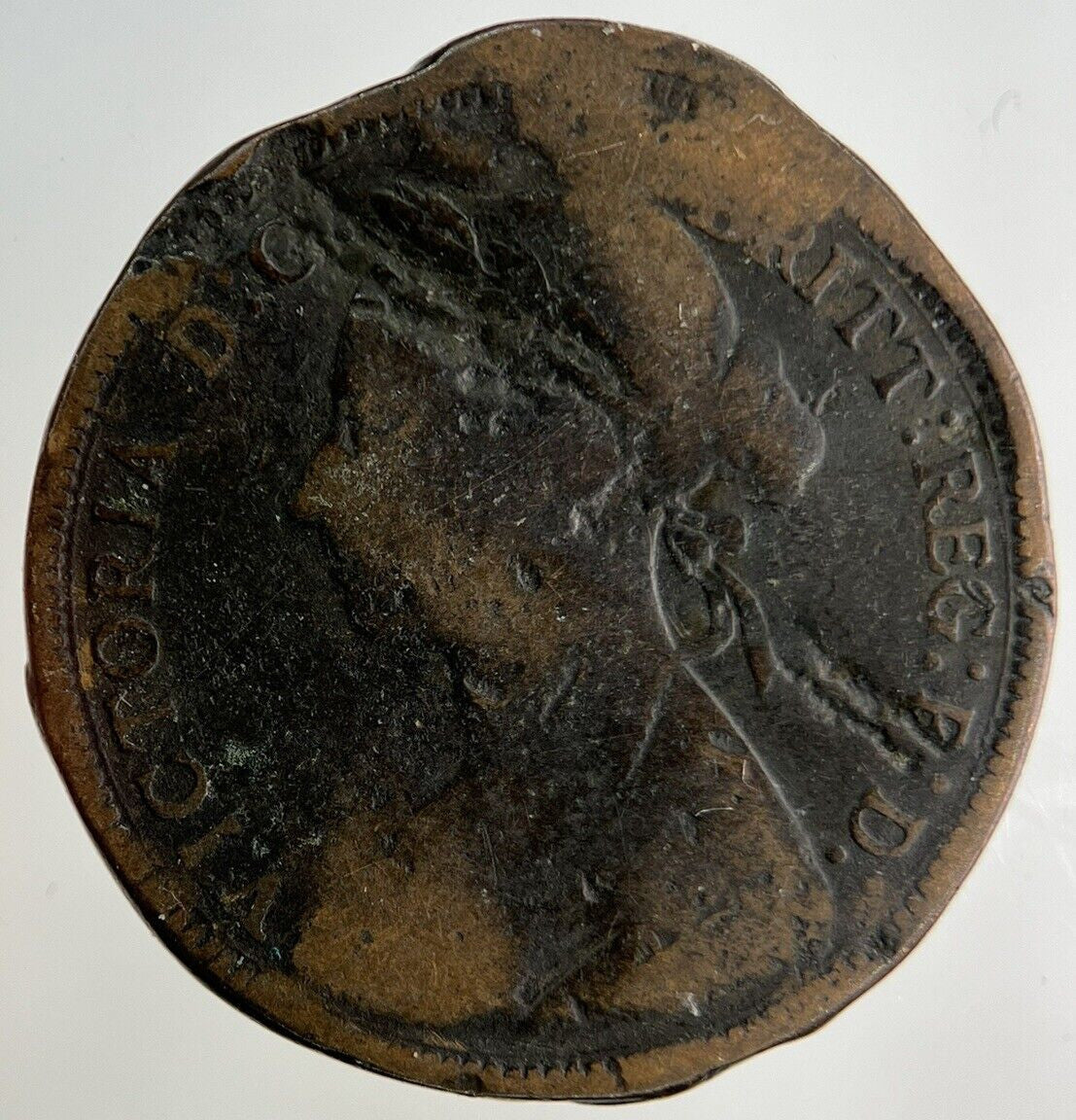 1882 Victoria Half - Penny Coin | Fair Grade