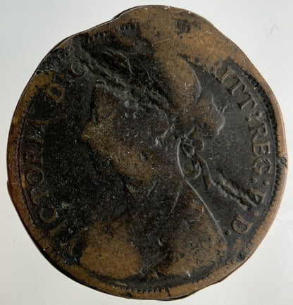 1882 Victoria Half - Penny Coin | Fair Grade