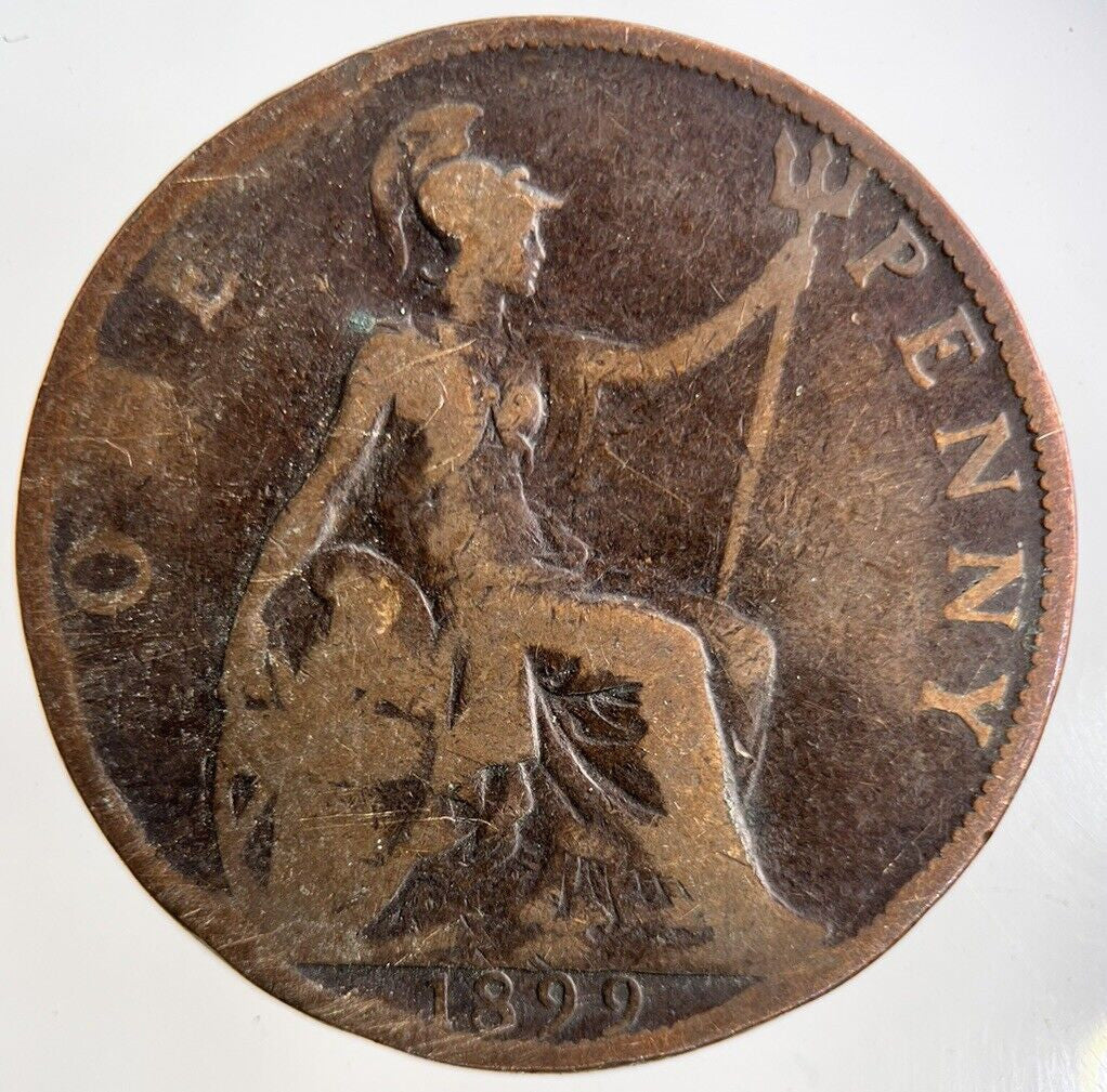 1899 Victoria One Penny Coin | Collectable Grade