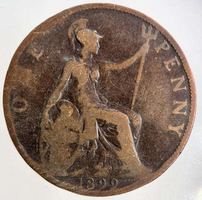 1899 Victoria One Penny Coin | Collectable Grade