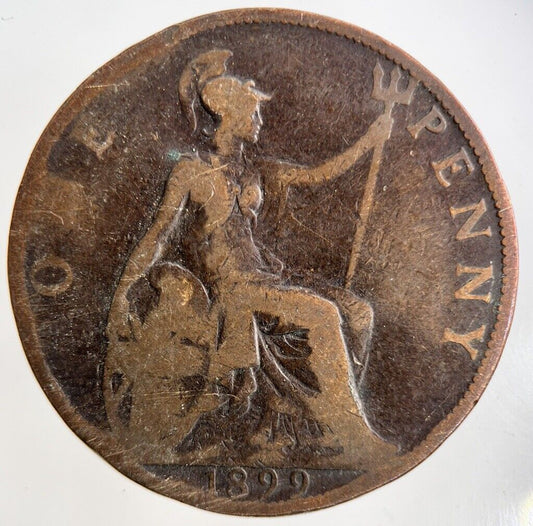 1899 Victoria One Penny Coin | Collectable Grade